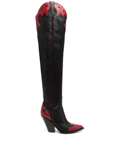SONORA - Embroidered Leather Western Boots