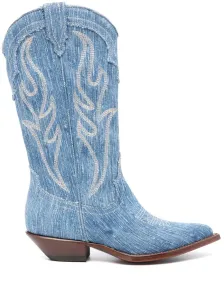 SONORA - Denim Texan Boots