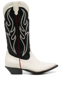 SONORA - Embroidered Suede Western Boots #1652873
