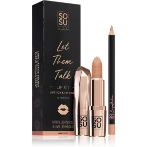 SOSU Cosmetics Let Them Talk lip set Unveiled shade #238768