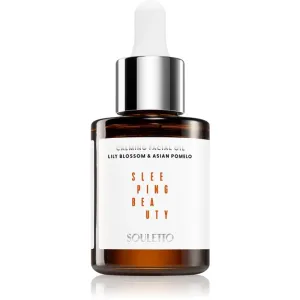 Souletto Lily Blossom & Asian Pomelo Calming Facial Oil nourishing facial oil night 30 ml