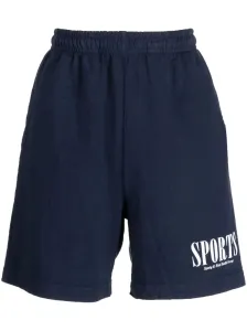 SPORTY & RICH - Sports Cotton Gym Shorts #1663767