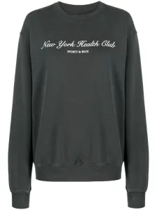 SPORTY & RICH - Ny Health Club Cotton Sweatshirt #1663779