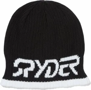 Spyder Mens Logo Hat Black UNI Ski Beanie