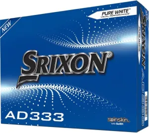 Srixon AD333 2022 12 Pure White Balls #35263
