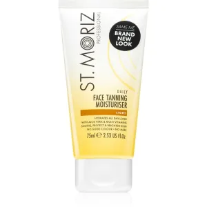 St. Moriz Daily Tanning Face Moisturiser moisturising self-tanning cream for the face type Light 75 ml