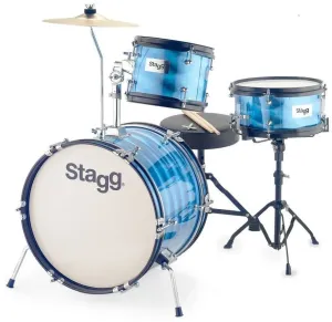 Stagg Tim Jr 3/16B Junior Drum Set Blue Blue #19593