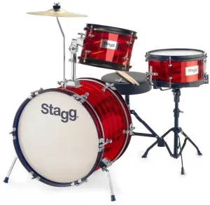 Stagg TIMJR3-16B Junior Drum Set Red Red #17817