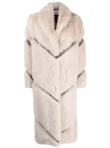 STAND - Everleigh Faux Fur Long Coat #1659518