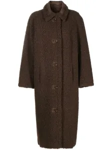 STAND - Kenca Faux Shearling Long Coat #1659703