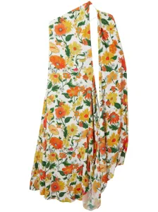 STELLA MCCARTNEY - Floral Print One-shoulder Long Dress #1755606