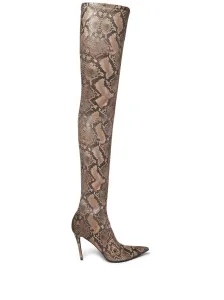 STELLA MCCARTNEY - Reptile Print Heel Boots #1643944