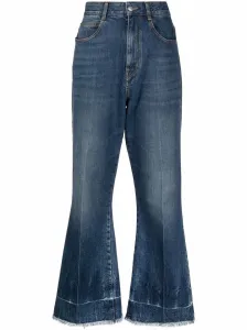 STELLA MCCARTNEY - Flared Crop Denim Jeans #370397