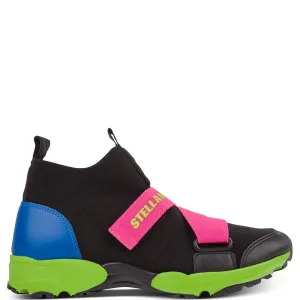 Stella Mccartney Girls Sock Sneakers Black EU 32 #685973