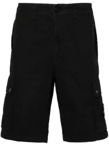 STONE ISLAND - Logo Cotton Slim Shorts #1812384