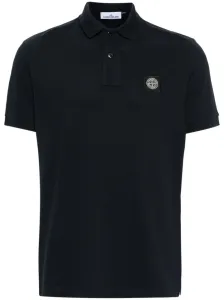 STONE ISLAND - Logo Cotton Polo Shirt