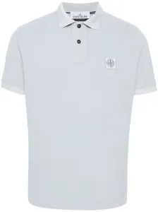 STONE ISLAND - Logo Cotton Polo Shirt