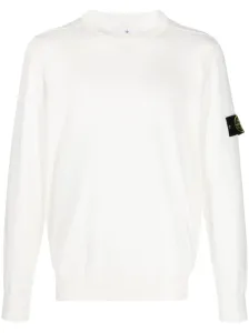 STONE ISLAND - Logo Cotton Sweater #1790640