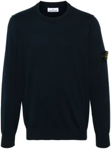 STONE ISLAND - Logo Cotton Sweater