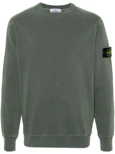 STONE ISLAND - Logo Cotton Sweatshirt