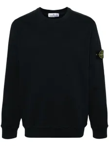 STONE ISLAND - Logo Cotton Sweatshirt