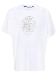 STONE ISLAND - Cotton T-shirt With Logo #1772705