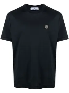STONE ISLAND - Logo Cotton T-shirt