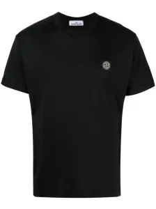 STONE ISLAND - Logo Cotton T-shirt #1768489