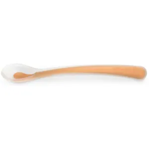 Suavinex Colour Essence Silicone Spoon spoon 4 m+ Sunset Orange 1 pc