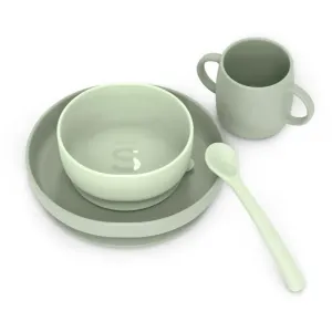 Suavinex Colour Essence Marshmallow Nude dinnerware set 4 m+(for children)