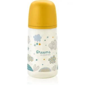 Suavinex Dreams SX Pro Anatomical M baby bottle 3 m+ Medium Flow - Yellow 270 ml
