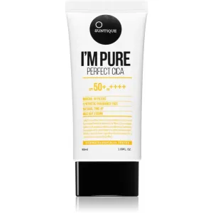 SUNTIQUE I'M PURE Perfect Cica protective mineral face fluid SPF 50+ 50 ml