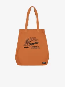 SuperDry Elsie Canvas Graphic Tote Handbag Orange