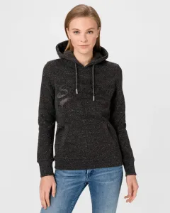 SuperDry Tonal Embossed Sweatshirt Black