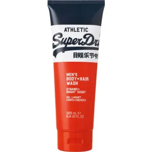 Superdry Moss. Aqua. Patchouli. body and hair shower gel for men 250 ml