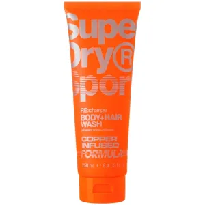 Superdry RE:charge body and hair shower gel for men 250 ml