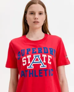 SuperDry Cellgiate Athletic Union T-shirt Red #272332