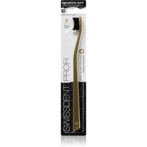 Swissdent Whitening Gold Active Coal toothbrush 1 pc