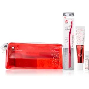 Swissdent Emergency Kit Red dental care set (for gentle teeth whitening and to protect enamel)