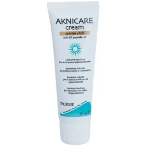 Synchroline Aknicare Aknicare Coloured Emulsion for Acne Prone Seborrhoeic Skin shade Clair 50 ml