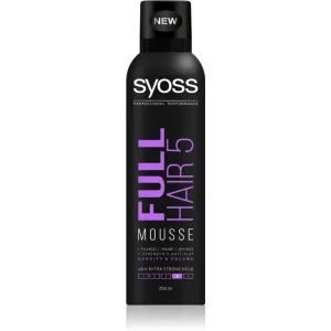 Syoss Full Hair 5 styling mousse with extra strong hold 250 ml #257456