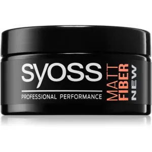 Syoss Matt Fiber mattifying styling paste for hold and shape 100 ml