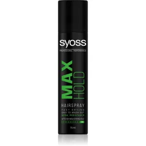 Syoss Max Hold hairspray with extra strong hold mini 75 ml