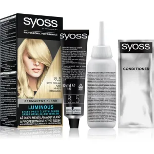 Syoss Color permanent hair dye shade 8-5 Light Ashy Blond 1 pc