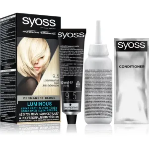 Syoss Color permanent hair dye shade 9-5 Frozen Pearl Blonde