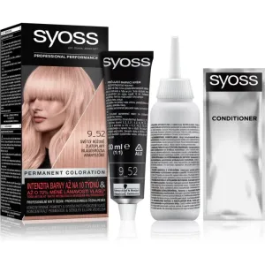 Syoss Color permanent hair dye shade 9-52 Light Rose Gold Blond