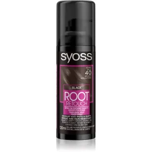 Syoss Root Retoucher root touch-up hair dye in a spray shade Black 120 ml