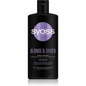 Syoss Blonde & Silver purple shampoo for blonde and grey hair 440 ml #263846