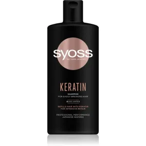 Syoss Keratin shampoo with keratin to treat hair brittleness 440 ml