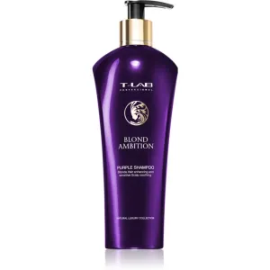 T-LAB Professional Blond Ambition purple shampoo neutralising yellow tones 300 ml